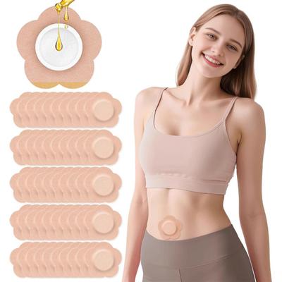 50Pcs Navel Patch Castor Oil Belly Button Patches Skin-friendly Castor Oil Therapy