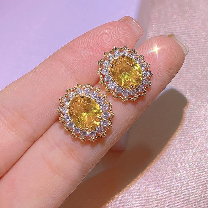 Group Set with Diamond Rings Pendants Earrings Necklaces Elegant and Stylish Three Piece Set