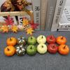 6/12pcs Simulated Pumpkin Decoration 6cm Vegetable Model Yellow / White Halloween Family Party Atmosphere DIY Decorations