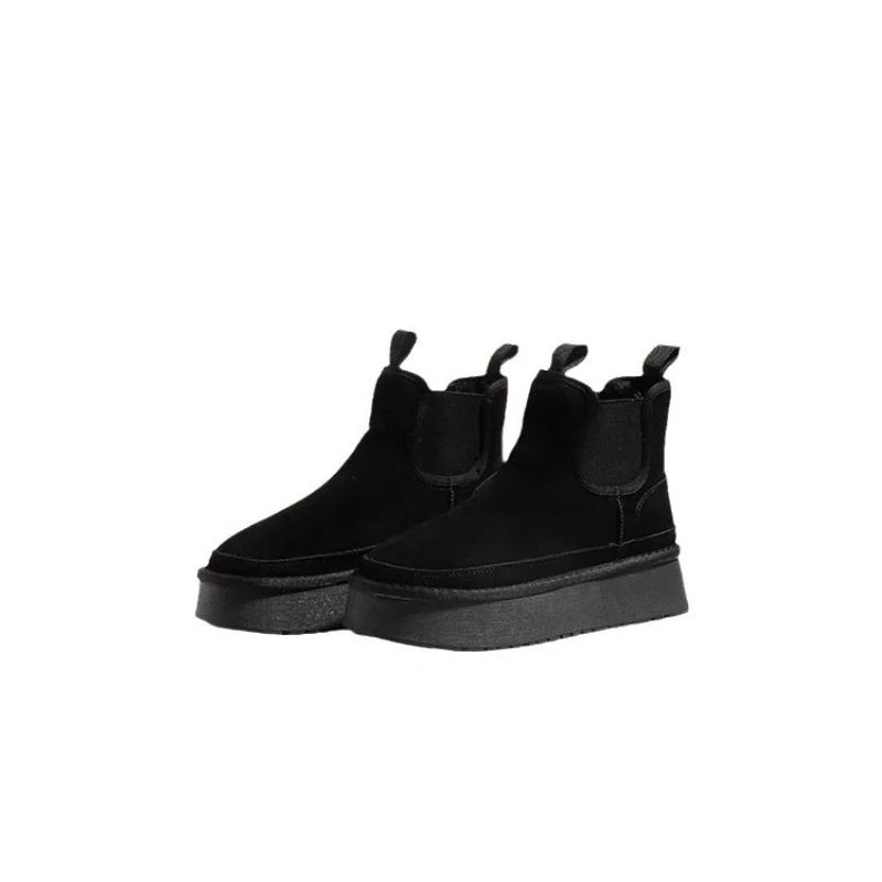 Thick Soled Snow Boots Winter Warm Women Boot Velvet Comfort Ankle Boot Trendy Simple Daily Women Shoes Versatile Winter Boots