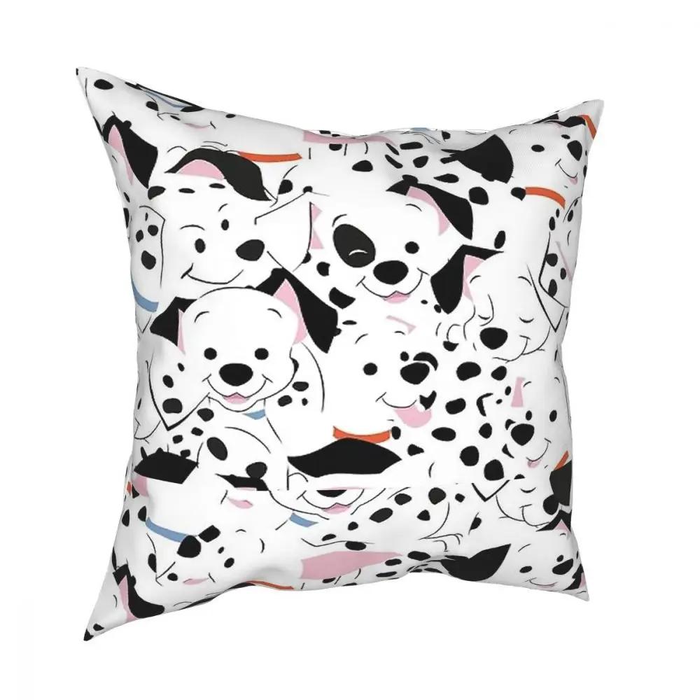 

Dalmatian Dog Pattern Throw Pillow Cover Polyester Decorative Pillow Novelty Cushion Covers 66x66cm