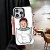 Lustige Babaite Hasbulla Stoßfeste Handyhülle für iPhone 17 Air 16 16E 15 Pro Max 14 Plus 13 Mini 12 Rückseite Anti-Fall Fundas
