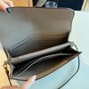 2025 New Leather I-buckle Long Three-fold Wallet First Layer Cowhide TOGO Leather Leather Wallet Cross-border Wholesale Trend