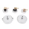 5pcs Master Cylinder Adapter Set Aluminum Brake Bleeder Adapter Set Universal for Most Pressure Brake Fluid Bleeder Kit