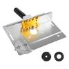 BHBL Aluminium Router Table Insert Plate, Wood Milling Flip Board with Miter Gauge,Router Trimmer Woodworking Wood Tool A