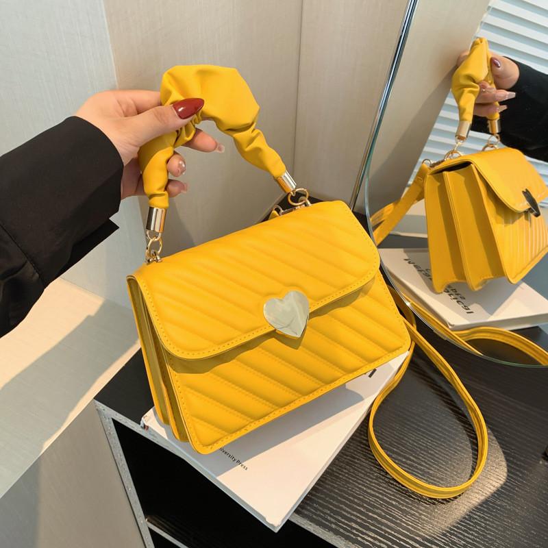Minimalist Pu Small Square Bag For Daily Use With Shoulder Strap