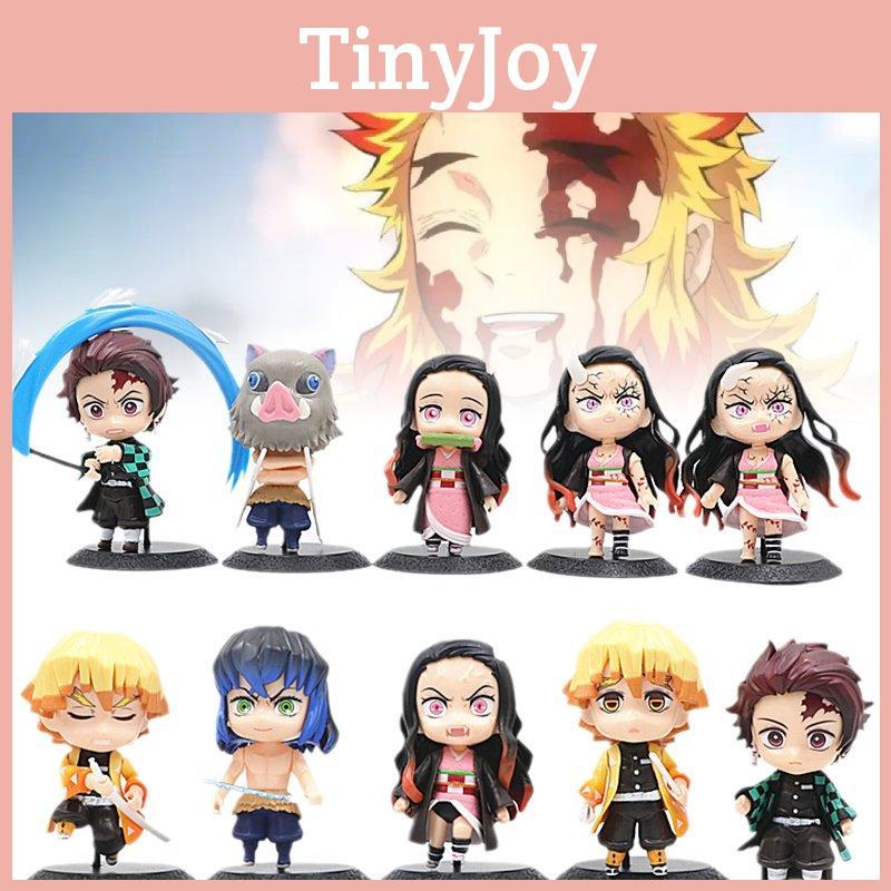 Cute Nezuko Kamado Keychain Figure Anime Doll Collectible Toy For Demon Slayer Fans