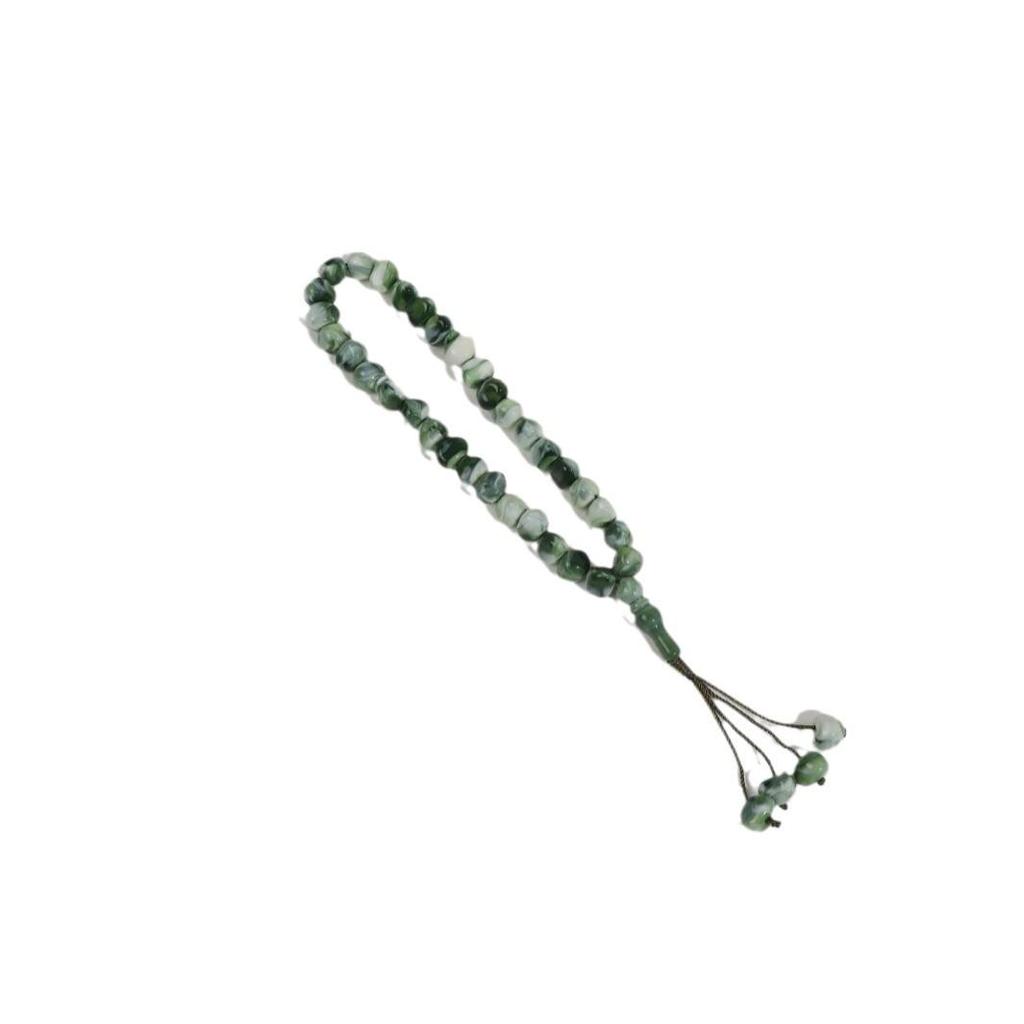 Islamische Gebetsperlen: 33-Perlen Tasbih Rosenkranz aus Saudi-Arabien