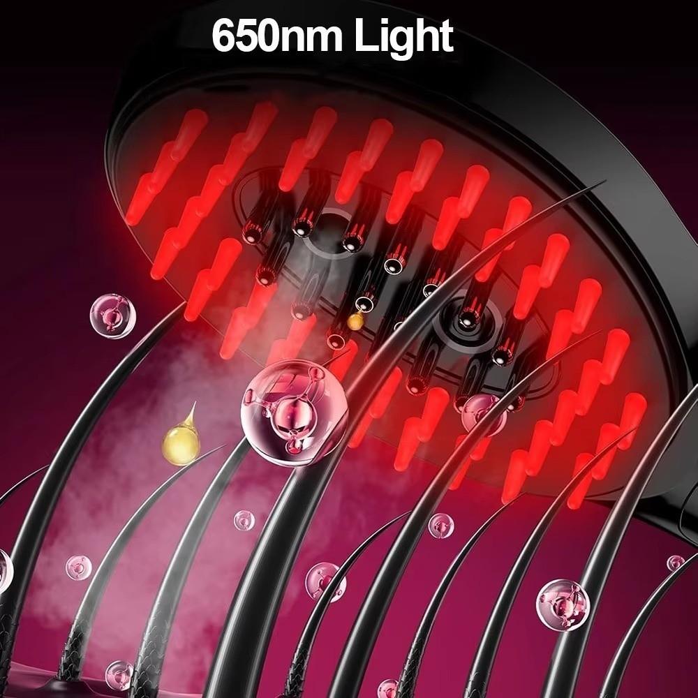 Red Light Blue Light Electric Hair Comb Spray Massage Comb Gift for Girlfriend