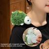 Animal Plush Doll Shoulder Magnet Stuffed Animal Toy Cute Realistic Panda Raccoon Tiger Plushies Birthday Christmas Gifts for Boys Girls