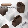 3D Printing Mini Razor Blades Disposal Case Razor Blade Recycling Boxes Trash Can Trash Collector Organizer Barber Accessories