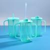 350Ml Adult Sippy Cup 2 Handles Plastic Mug Drinking Cup Disabled Elderly Spill Proof Dysphagia Cup Parkinsons Aids Living Tool