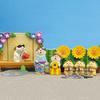 Japanese Zakka Summer Garden Cat Mini Resin Ornament Set