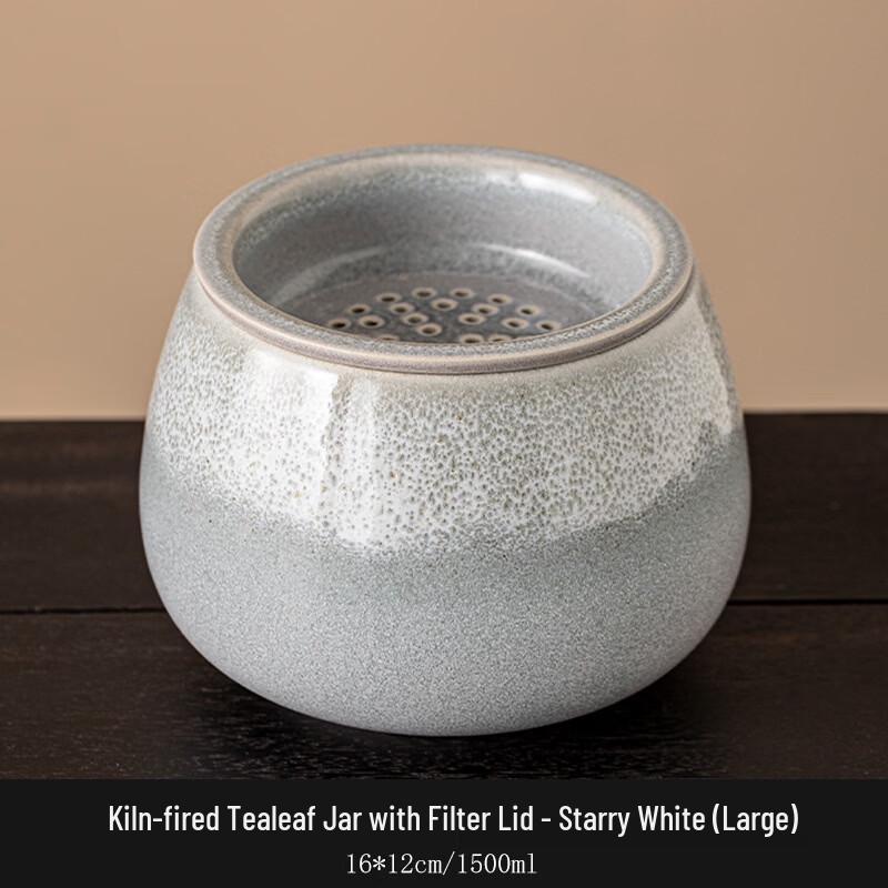Kiln Glaze Tea Residue Jar