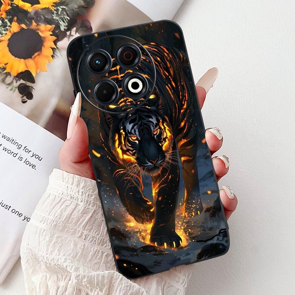 For Tecno Spark 30 Pro 4G Case Cool Fashion Dragon Lion Soft Silicone Shockproof Cover For Tecno Spark 30 KL6 Spark30 Pro Bumper
