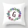Personalized letter printed pattern pillowcase for home bedroom living room sofa decoration throw pillow pillowcase