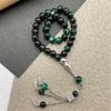 Handcrafted 33 Bead Buddhist Bracelet Glass Beaded Prayer Jewelry Comfortable Spiritual Companion Fashion Accessory