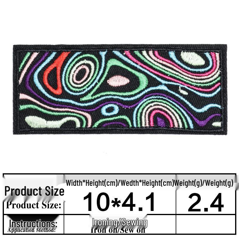 Вышитые нашивки серии «Череп» - DIY модные аппликации