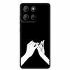 Custodia per Motorola Edge 60 Pro 60Pro Cover in Silicone Nero TPU Morbido Custodia per Telefono per Motorola Edge 60 60s 60 Fusion Cover Posteriore