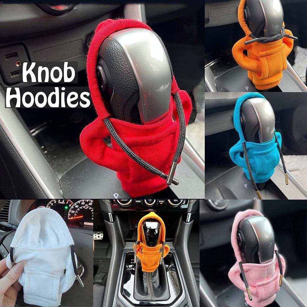 Universelle Auto-Schaltknauf-Hoodie-Abdeckung, Knopf-Hoodie-Abdeckungen, Dekoration, passend für manuelle automatische Auto-Innenausstattung