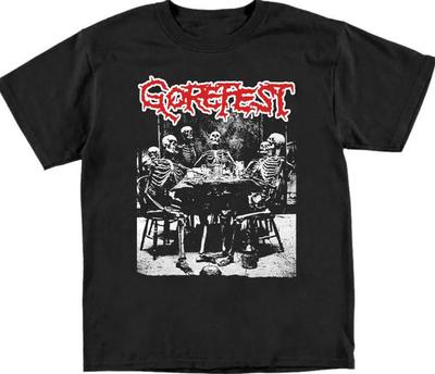 Gorefest band Album Black T-shirt Unisex Taglia Unica UB307