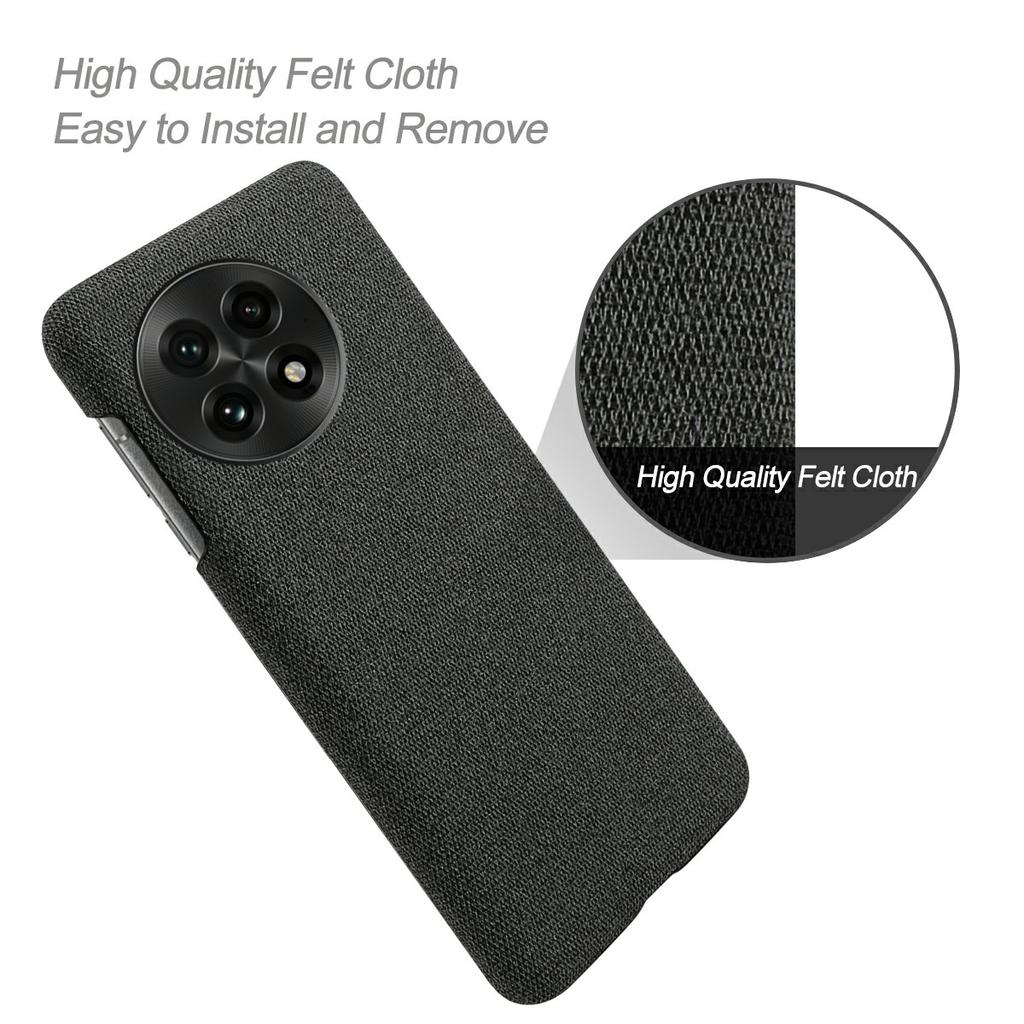 For OnePlus 13 Case Cloth Texture Anti-Scratch Protective PC Phone Cover