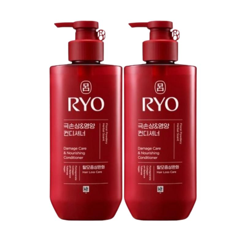 RYO Hambit Anti-Hair Loss Conditioner 480ml | Floral Powdery Scent | Triple Collagen + Ginseng + Caffeine |Nutrition Care for Damaged Hair