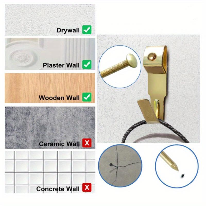 1 Set Metal Reinforced Picture Frame Hook Combination Box Photo Hanging Piece Picture Frame Accessories