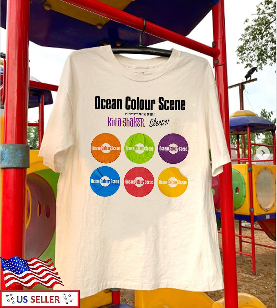 

Ocean Colour Scene Подарок для фаната на концертный тур Размер S-5XL SS1159 Унисекс Футболка XL