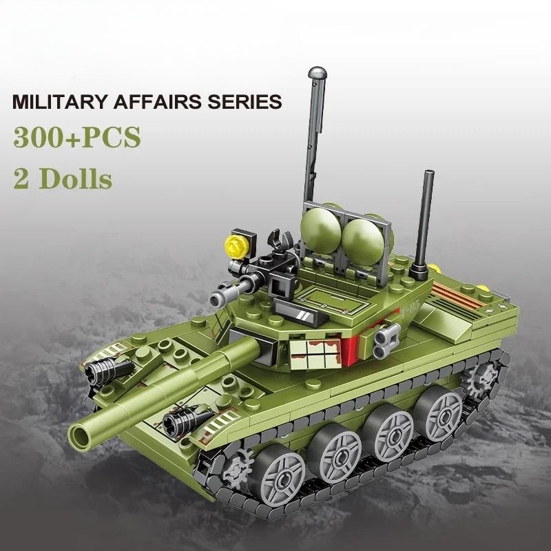 Militärische Kampfpanzer Fahrzeuge WW2 Armee Soldat Figuren Bausteine Kinder Spielzeug für Kinder Jungen