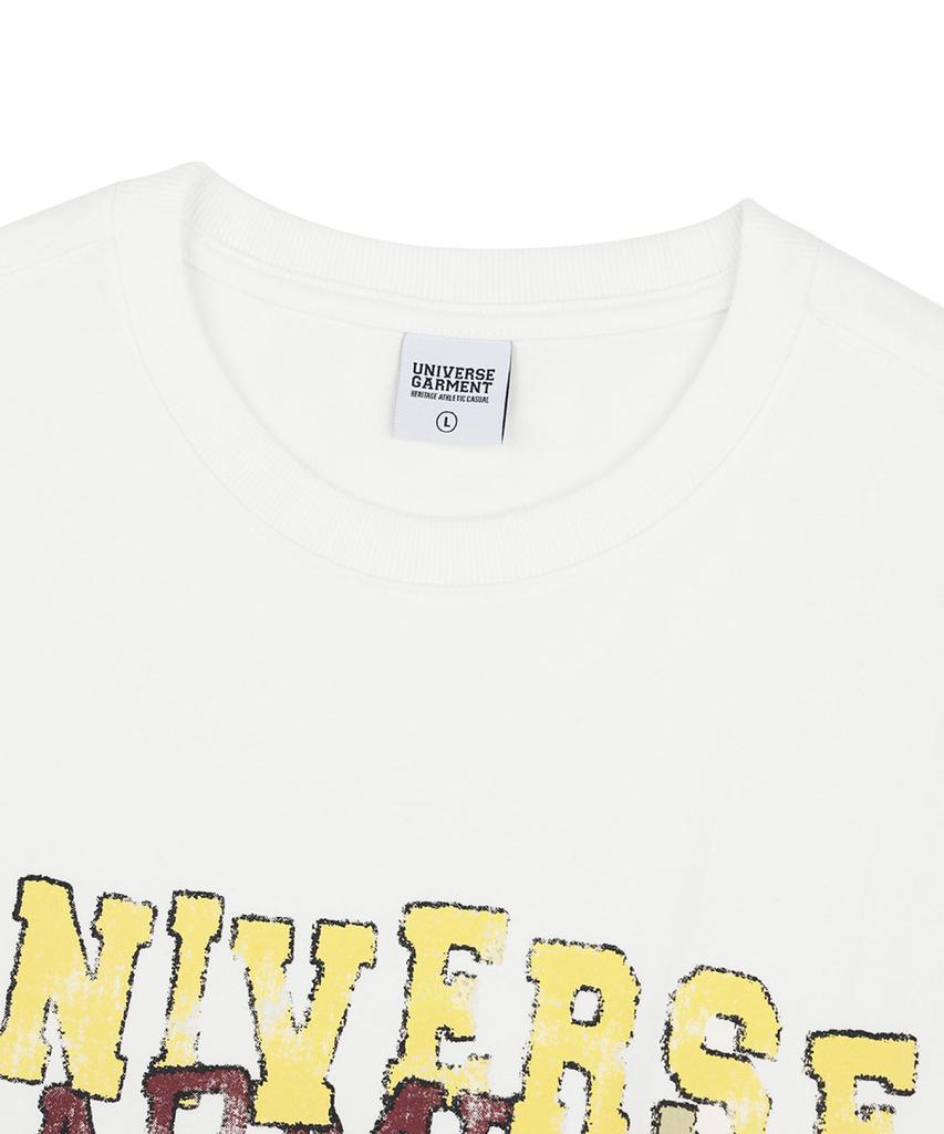 Yunibeoseugameonteu Ug Vintage Athletic T-Shirt_White