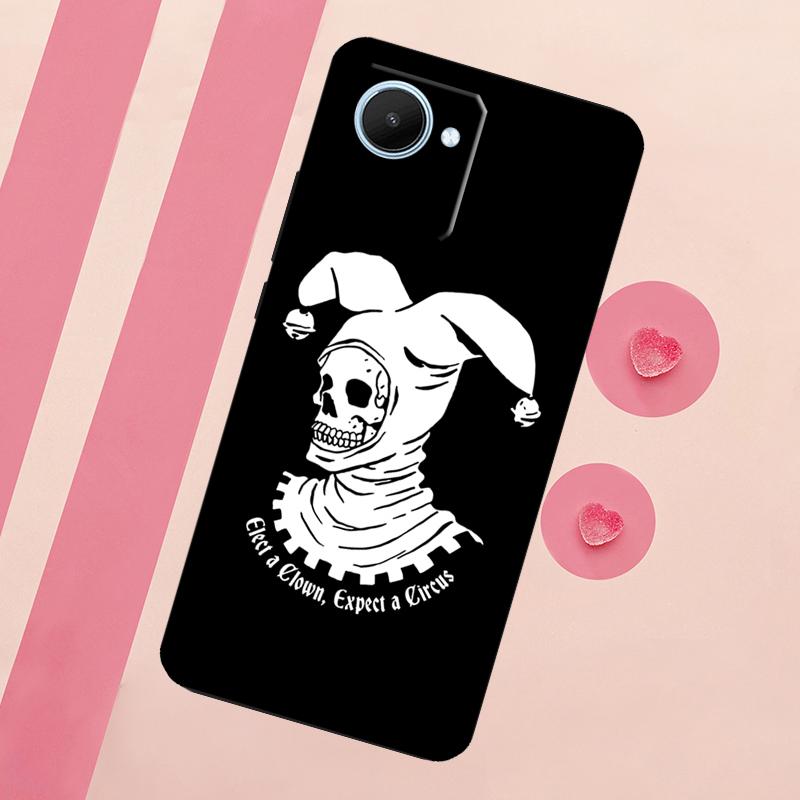 

Death Skull Bones Clown Circus For Realme C71 C55 C53 C67 C75 C61 C33 C63 C51 C65 10 11 12 13 14 15 Pro Plus GT7 Pro Case Realme C21Y C25Y
