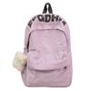 Women's Letter Backpack Junior High School Students Lightweight Schoolbag Large Capacity Backpack
