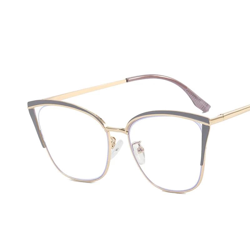New Fashion Women Glasses Frame Vintage Cat Eye Frame Blue Light Blocking Eyeglasses Glasses Eyeglasses Frame For Women
