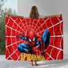 Marvel Avengers Spider Man Cartoon Flannel Blanket,Ultra Soft Warm Plush Throw for Home Bedroom Bed Sofa Cover Office Picnic
