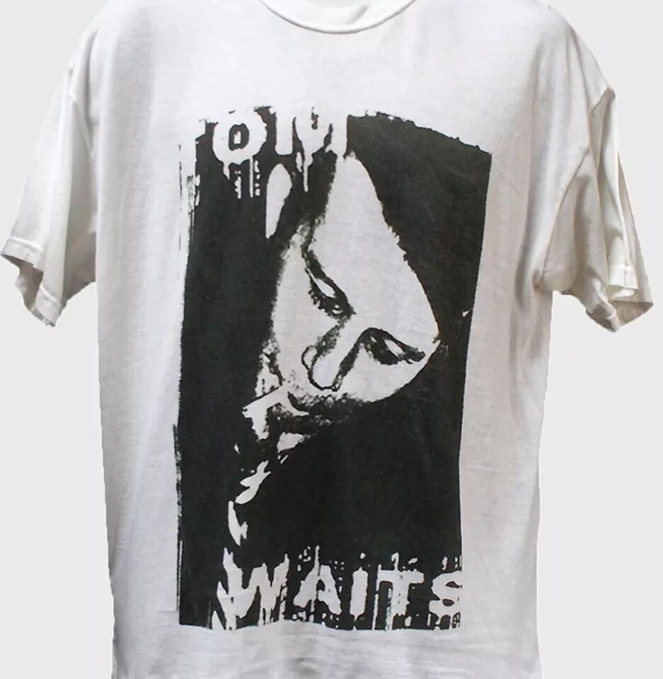 Tom Waits Smoking Tshirt White Unisex All sizes S to 4XL Unisex T-Shirt S