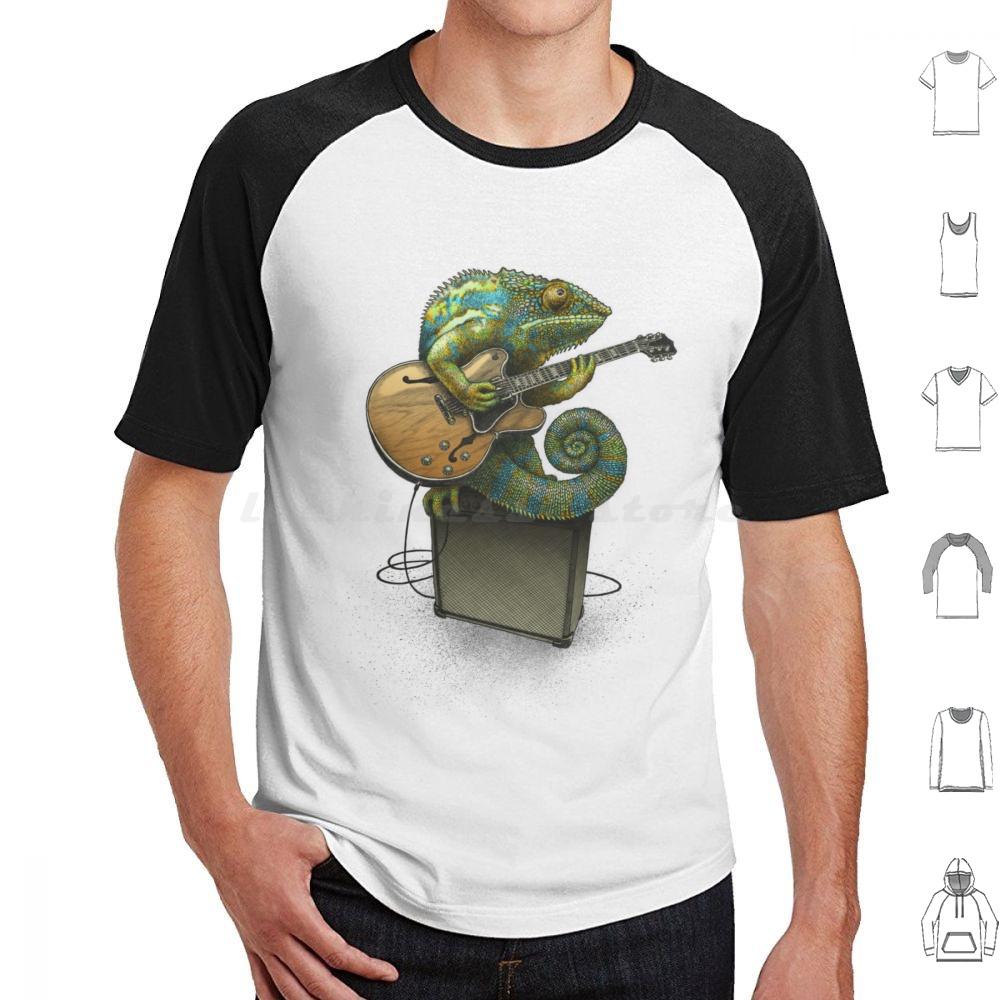 Chameleon Plays The Blues Plus A Few Other Colors Essential T Shirt Big Size 100 Cotton Chameleon Plays The Blues Plus A