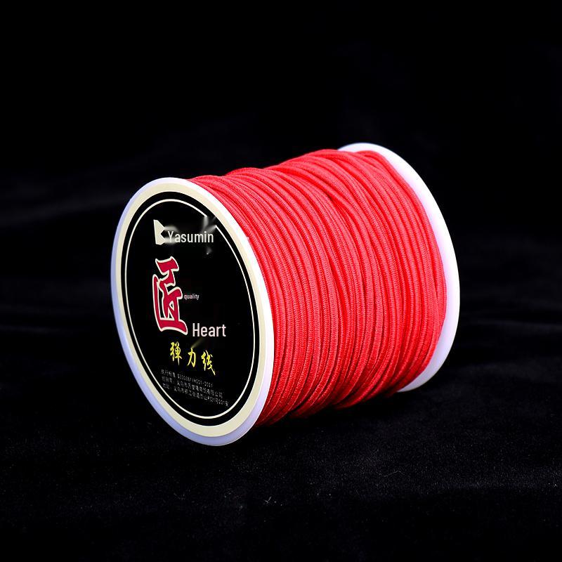 Elastisches Armbandband zum Perlenfädeln: Langlebiger, verschleißfester, kernverstärkter Stretchfaden für lockere oder enge Fadenkreationen