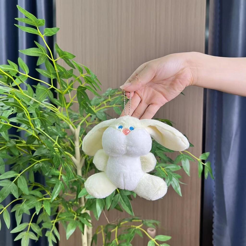 Adorable Cartoon Plush Rabbit Keychain Charming Backpack Pendant For Creative Accessories