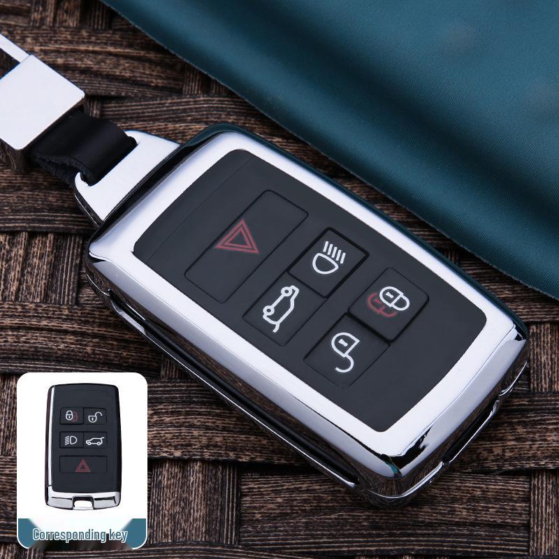 Key Case for Land Rover & Jaguar: Fits Evoque, Range Rover Sport, Velar, Discovery 4, Freelander 5