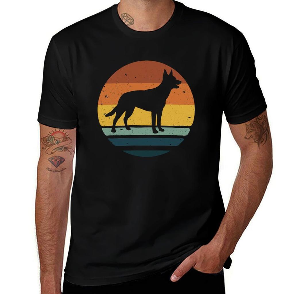 Kelpie Retro Vintage T-Shirt t shirts for man cotton t shirts for man pack cotton t shirts designer T-Shirt