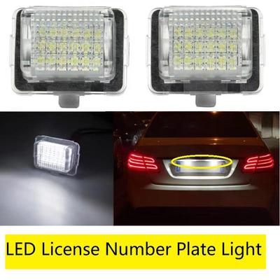 LED License Number Plate Light For Benz C-Class W204 W205 W216 W218 E-CLASS W212 S-CLASS W221 SL W231 R231 S-CLASS W222 CLA