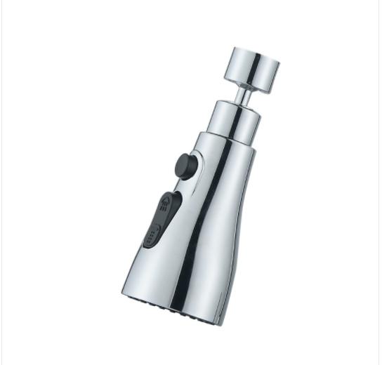 Swivel Faucet Nozzle ABS Material Rotatable Arm Bathroom Faucet Bubbler Extender Splash-Proof Kitchen Bathroom Conversion Head
