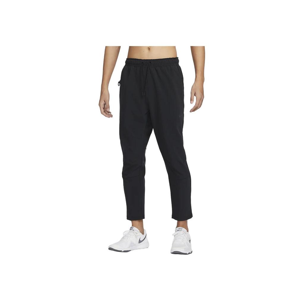 Nike Solid Color Casual Mid-Rise Woven Knit Sweatpants Men Bottoms Black FZ4784-010