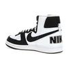 Nike CDG X  Leather Round Toe Lace-Up High-Top Sneakers Men sneakers Black White PKK1050011
