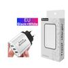 Multi-Port Fast USB Charger: 5V/9V/12V, 3-Port, 2.4A, EU/US Plug