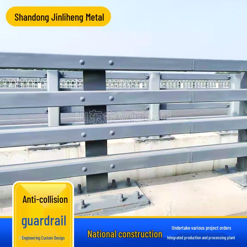 Carbon Steel Anti-Collision Guardrail for Bridge, Highway, River, and Landscape Protection