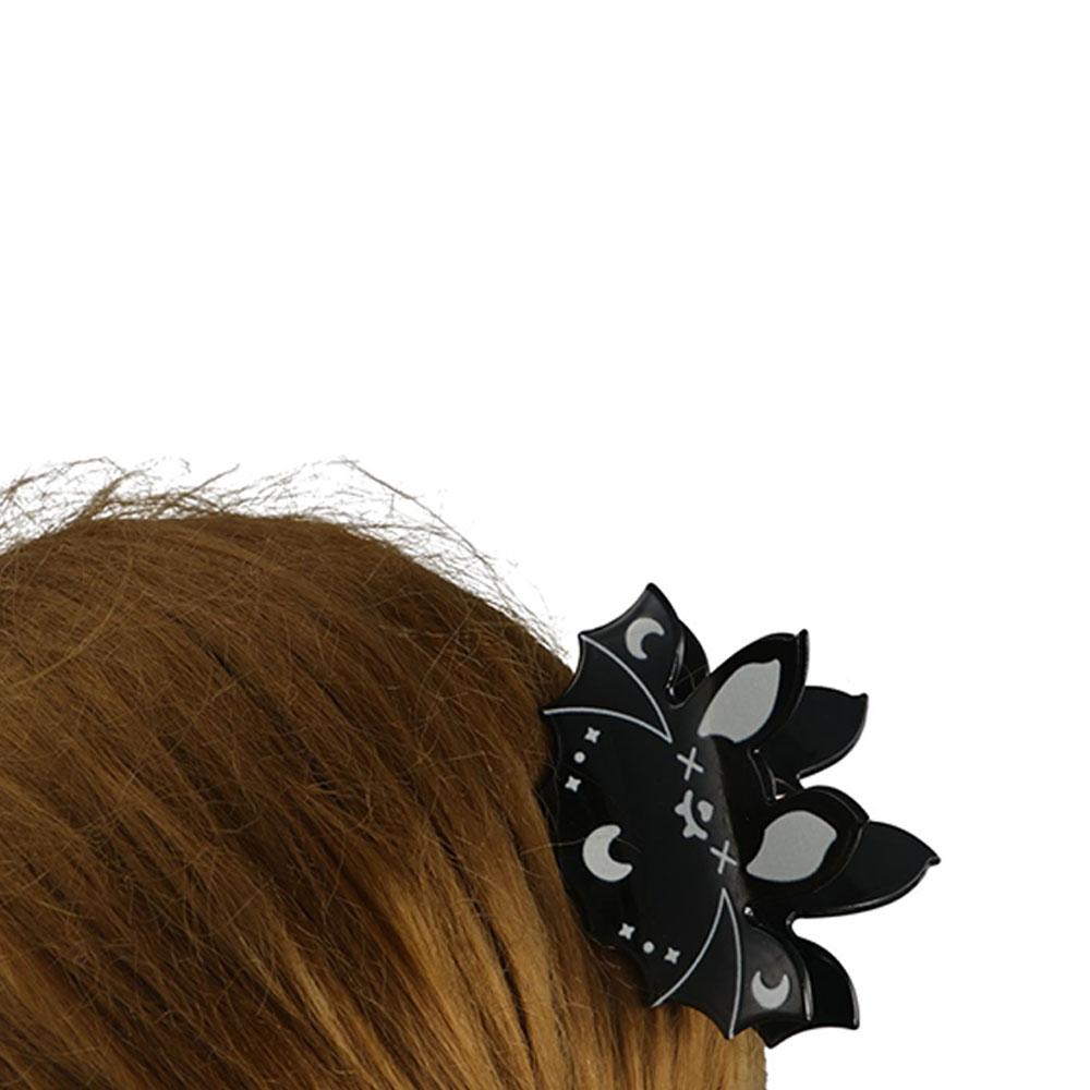 Halloween Butterfly Hair Clip Bat Halloween Shark Clip Funny Ghost Hair Claw  Wash Face