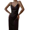 Women's Slim-fit Backless Silky Sexy Halter Party Spice Trend Dress