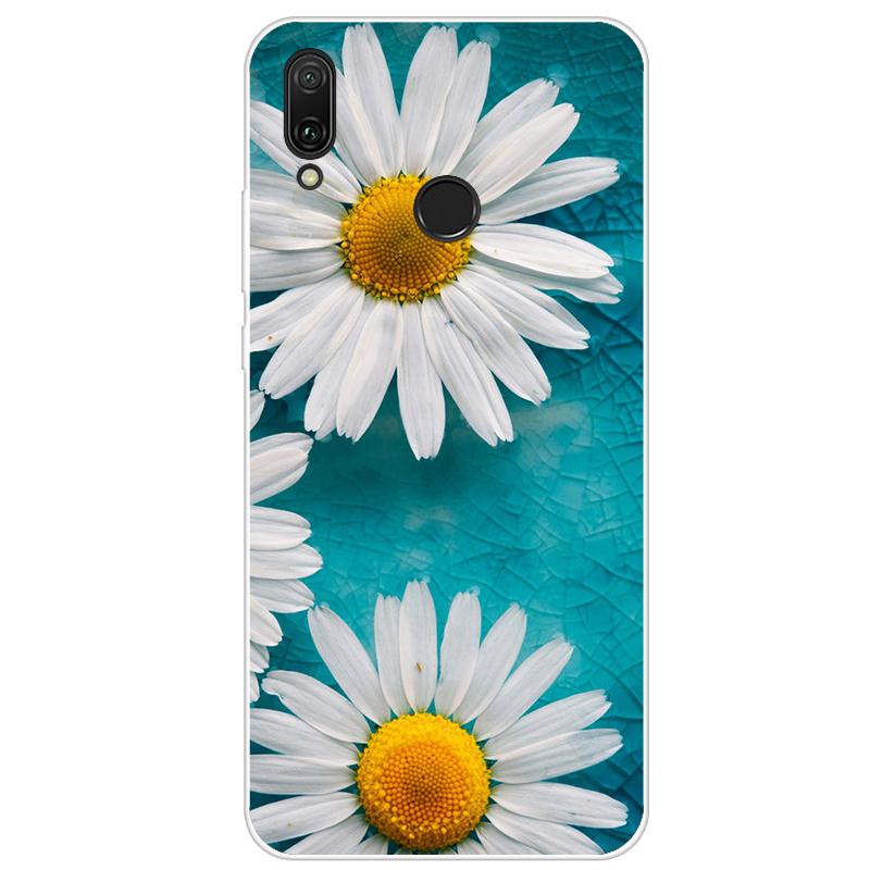 

Милый мягкий бампер с рисунком для Huawei Y6 Y7 Y9 Y5 2019, тонкий прозрачный силиконовый чехол для телефона Huawei Y 9 7 6 5, чехол Huawei Y9 2019